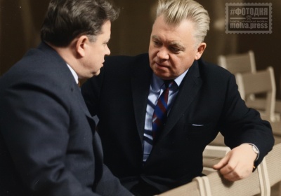 Иван Харитонович Юнак и заместитель председателя Госкомитета Полехин М. А.