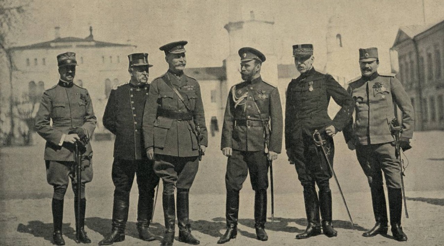 Представители союзных армий в Туле.